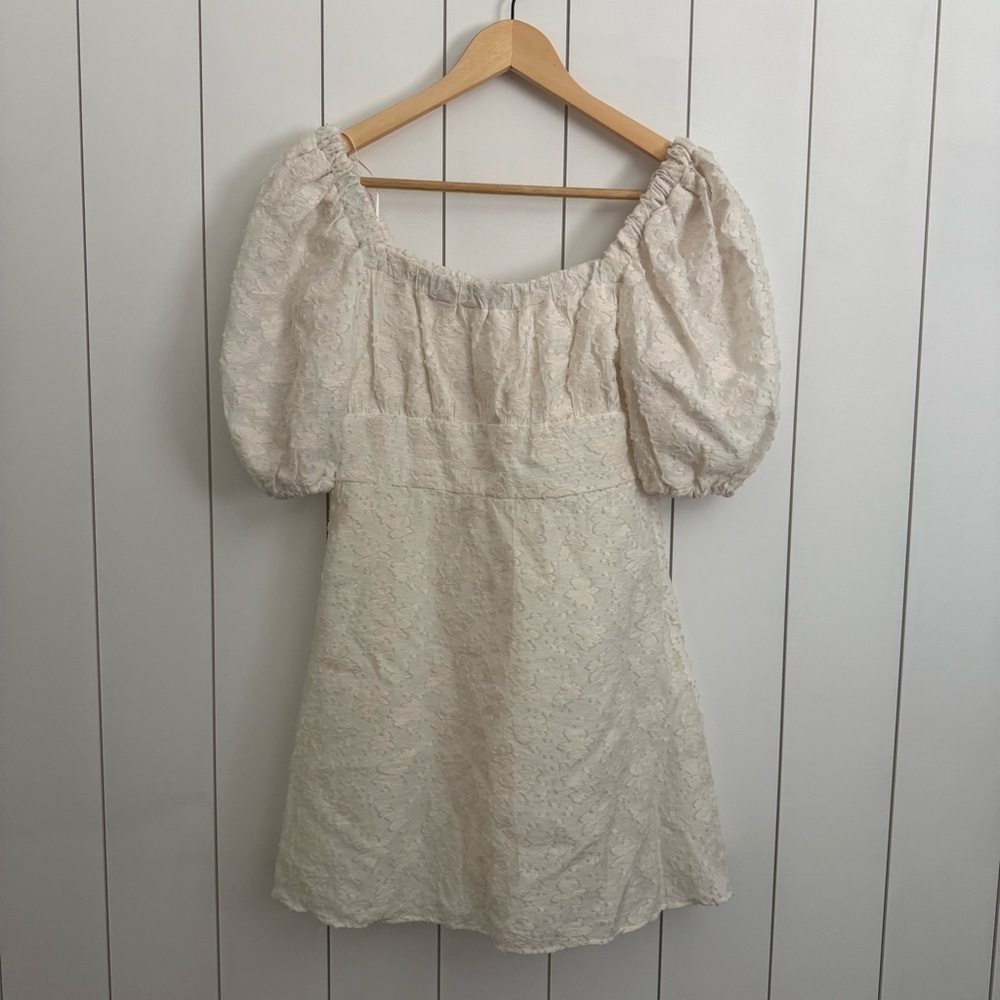Zara Puff Sleeve Mini Dress - Picture 4 of 4